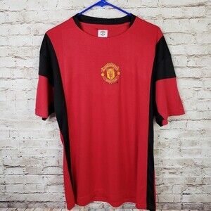 Manchester United Football Club MUFC Mens Short Sleeve Training Shirt Size L